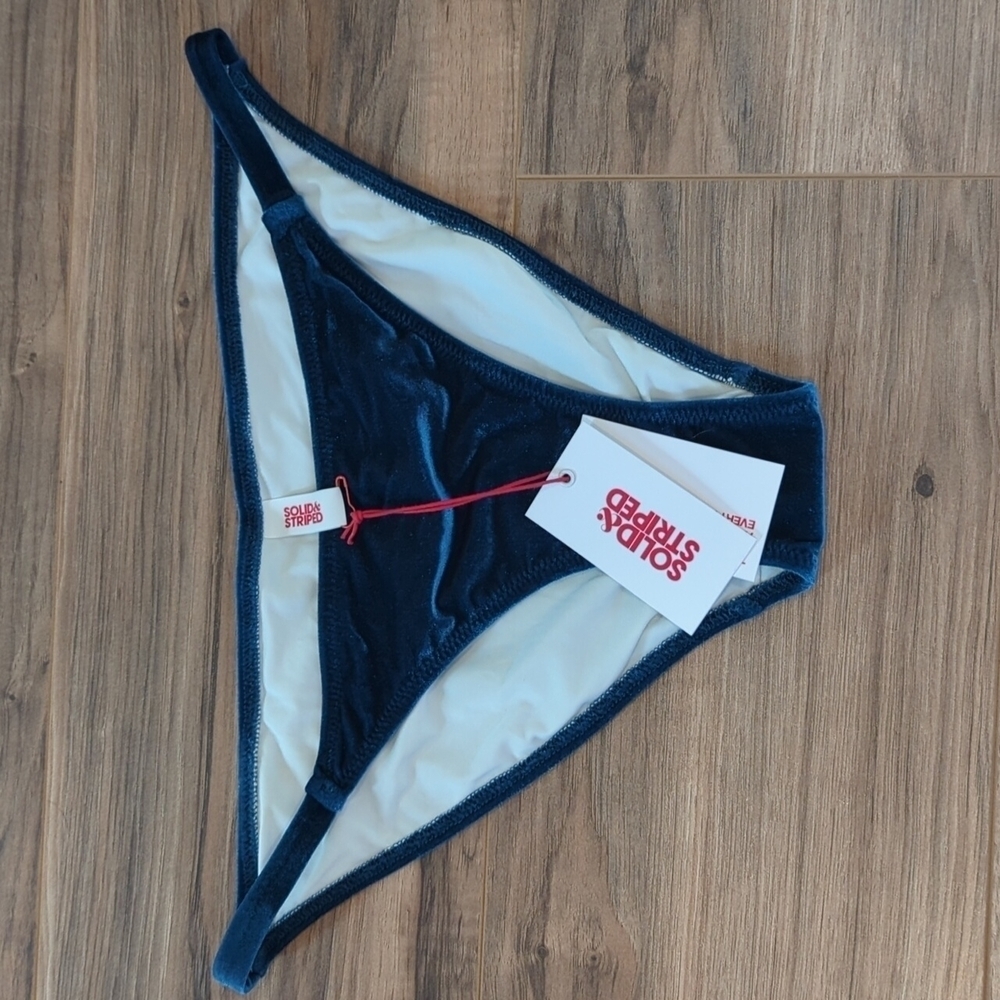 NWT. Solid & Striped Bikini Bottom